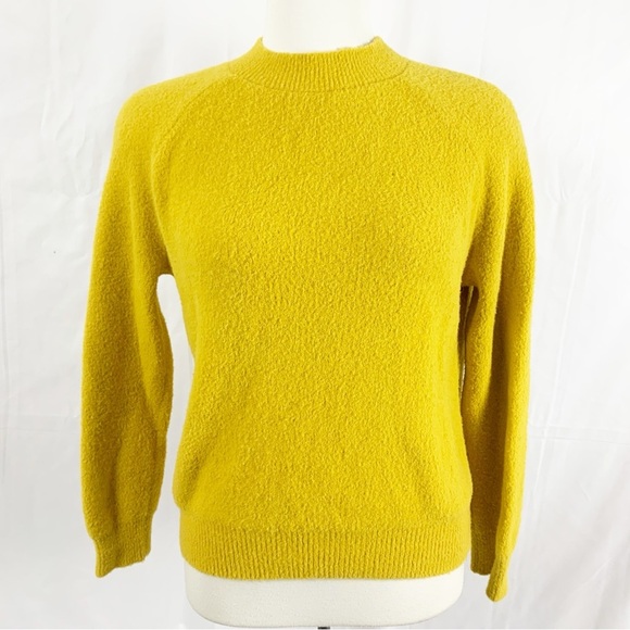 💛Magaschoni Mustard Yellow Textured Knit Sweater – Women’s Small💛 - Picture 6 of 6